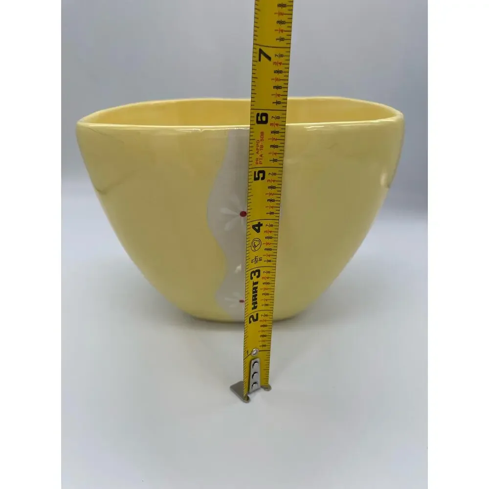 Pfaltzgraff Dazee Sun Yellow Daisy Serving Bowl 8